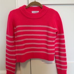 La Ligne Women's Pink Striped Sweater